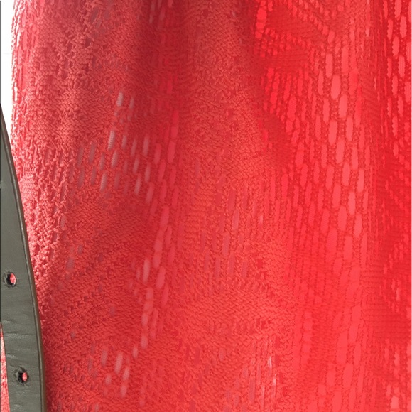 Strapless orange dress - Picture 3 of 3